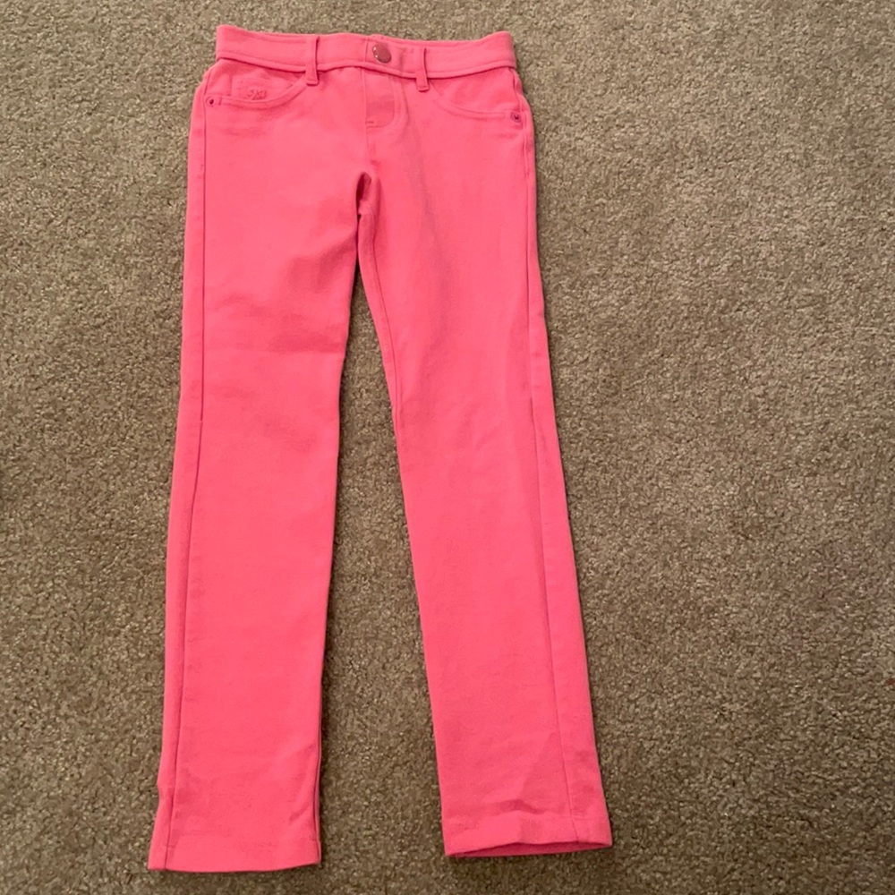 Hot pink pants/leggings for girls!
